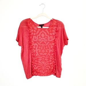 J Crew Linen Embroidered Top